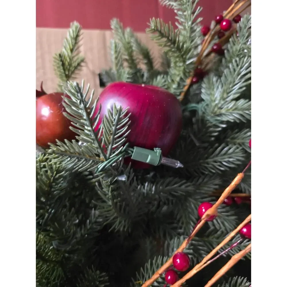 balsam hill heritage spice wreath 26